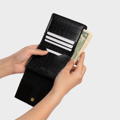 Ví Yuumy ( Thời trang nữ gấp gọn họa tiết vân đá - Ví da Seasand YV102 )