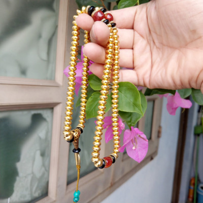 Dây chuyền đồng chuỗi hạt đá cao cấp - T0241