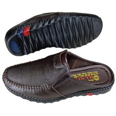 Giày Sục Nam HA NAM Da Bò Thật Cao Cấp GSB20171