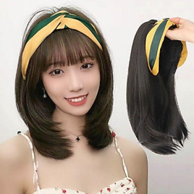 tóc giả cài dính tóc ngắn cúp