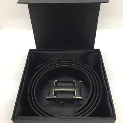 Thắt Lưng, Dây Nịt Nam Cao Cấp HMT, Khoá Tự Động Kiểu Chữ H, Dây Thắt Lưng Da Bò Chính Hiệu, H2-Đen