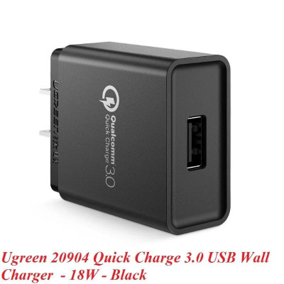Ugreen UG20904CD122TK 18W qc3.0 sạc nhanh USB Quick Charge 3.0 màu đen - HÀNG CHÍNH HÃNG