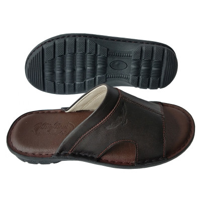 Dép Nam Da Bò Thật BIGGBEN Cao Cấp DN320