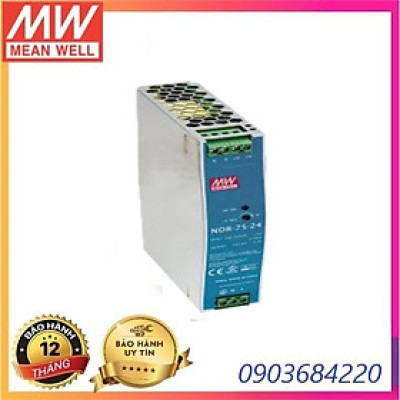 Nguồn Meanwell NDR-75-24 Hàng nhập khẩu