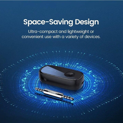 Ugreen UG70304CM279TK v5.0 3.5mm bộ nhận Bluetooth dùng cho xe hơi hay cổng âm thanh Aux - HÀNG CHÍNH HÃNG