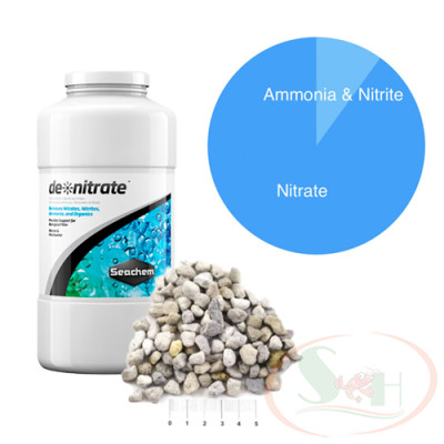Vật liệu lọc Seachem De Nitrate 100ml, 1L, 4L, 20L yếm khí khử no3 bể cá tép thủy sinh