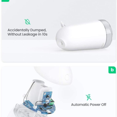 Ugreen UG80134LP225TK 400ml bộ xịt hương thơm văn phòng gia đình có đèn - HÀNG CHÍNH HÃNG