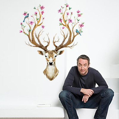 Decal dán tường Queen Deer SK9003