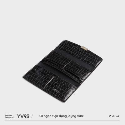 Ví Yuumy ( Thời trang nữ dáng dài phối khóa trang trí - Ví da Verein YV93 )