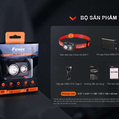 Đèn Pin Đội Đầu Fenix HL32R-T