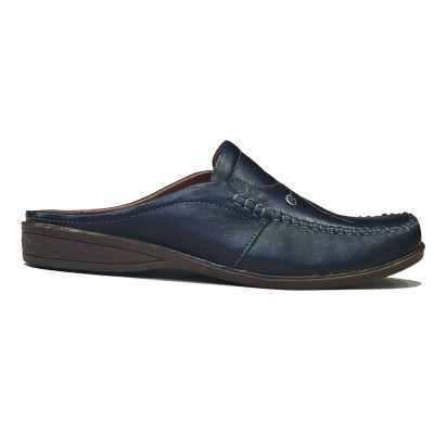 Dép Bít Mũi Nam Da Bò Thật TiTi ĐÔ Cao Cấp GSB2102d