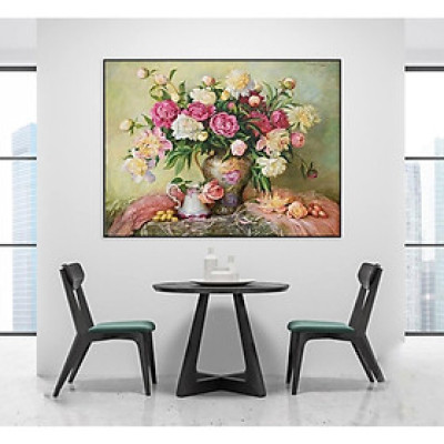 Tranh Treo Tường Trang Trí Phòng Khách- Lọ Hoa