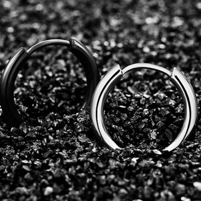 Bông Tai Khuyên Tròn Winwinshop88 BT233 (16mm) – Bạc