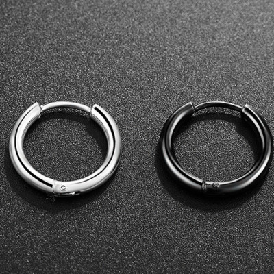 Bông Tai Khuyên Tròn Winwinshop88 BT233 (16mm) – Bạc