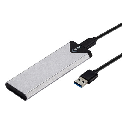 Box Chuyển SSD M2 Sata Sang Ổ Cứng Di Động SSK SHE-C320 Chuẩn 3.0 Hỗ Trợ Đến 5Gbps  - Hàng Nhập Khẩu