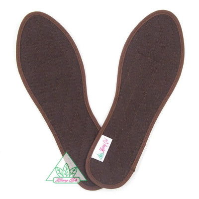 Lót giày thun cotton Hương quế CI-10 làm từ vải cotton - bột quế giúp hút ẩm - khử mùi - phòng cảm cúm và cải thiện sức khoẻ