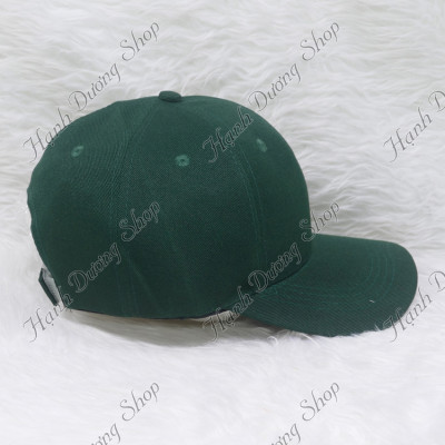 Nón kết trơn không thêu họa tiết, chất liệu vải cotton pha polyester giúp giữ phom nón, freesize - Hạnh Dương