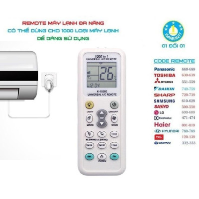 (Clip HDSD) Remote điều khiển máy lạnh đa năng 1000 tần số cho các hãng sản xuất vn, thái lan, nội địa nhật (HDSD TV)