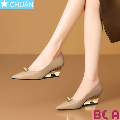 Giày đế xuồng cao gót nữ 6 phân RO689 ROSATA tại BCASHOP kiểu dáng hiện đại, thanh lịch và tôn dáng
