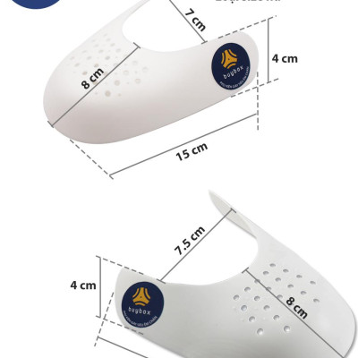 Lót độn mũi giày chống nứt da, chống gãy mũi, chống xẹp mũi và giữ dáng mũi giày căng phồng PK58