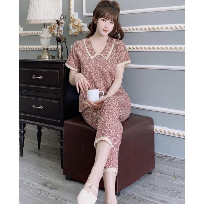 đồ bộ mặc nhà chất lụa hàn