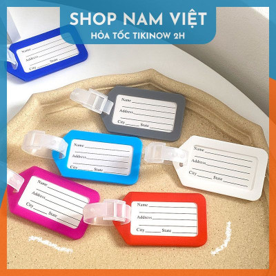 Thẻ Hành Lý Chống Thất Lạc Tối Giản 9*5cm - Giá Rẻ, Đa Dạng Màu Sắc và Thiết Kế Thông Minh, Bảo Vệ Hành Lý Của Bạn