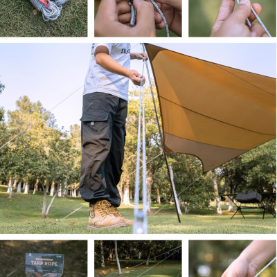 Bộ dây neo dựng lều Campingmoon FS-5000 FS5000 (Bộ 2 sợi)