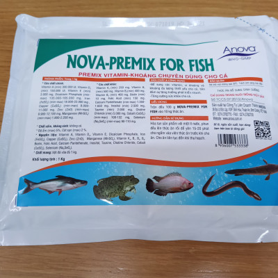 Bổ sung vitamin và khoáng chất Anova  Premix For Fish Chuyên Dùng Cho Thủy Hải Sản