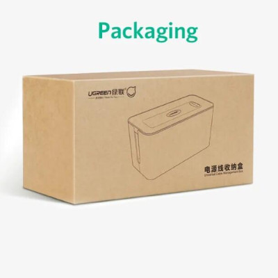 Ugreen UG30397LP110TK Size S 27X12X13CM Màu Trắng Hộp đựng ổ cắm điện tiện lợi - HÀNG CHÍNH HÃNG