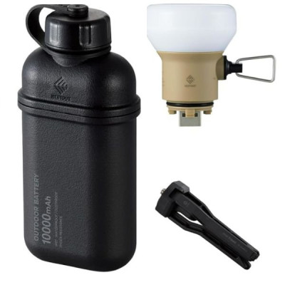 COMBO Pin Dự Phòng 10000 mAh Và Đèn LED Dã Ngoại 7.5W NESTOUT - Hàng Chính Hãng - ELECOM OFFICIAL SHOP