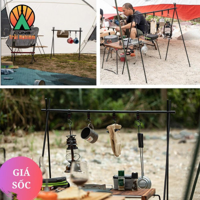  Giá Treo Đồ Tiện Lợi Thiết Kế 4 Móc dùng Cho Du Lịch Dã Ngoại Cắm Trại NatureHike NH19BJ082