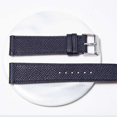 Dây Da Đồng Hồ Cao Cấp - Sang Trọng, Chất Liệu Da Bê EPSOM Thuộc Thảo Mộc - Nhập Khẩu Từ Châu Âu, Mặt Lót Chống Thấm Mồ Hôi, Tích Hợp Lớp Gia Cố Chống Giãn Đặc Biệt và Chốt Thông Minh, Kiểu Dáng Cổ Điển Phẳng Mỏng