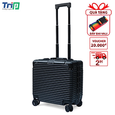 TẶNG TÚI ĐỰNG GIÀY + THẺ TAG - Vali khung nhôm TRIP Roving chống trộm cao cấp size 18inch - Hàng chính hãng