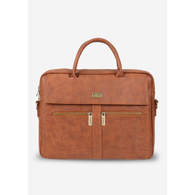 Túi xách công sở nam nữ đựng laptop 15 inch IDIGO MB2 - 6010, túi đựng tài liệu A4 ngăn kéo trước thanh lịch