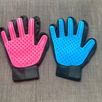 GĂNG TAY CAO SU LẤY LÔNG RỤNG CHẢI LÔNG MASSAGE CHO THÚ CƯNG CHÓ MÈO