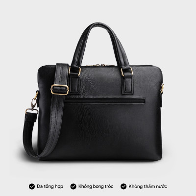 Cặp Công Sở Lata ( Thời trang nam basic đựng laptop 14,6 inch - Cặp da CA29 )