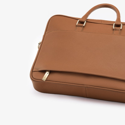 Cặp da nam công sở Gence da bò Mill GCE28-cặp đựng laptop-cặp đi công tác-túi xách nam đựng tài liệu