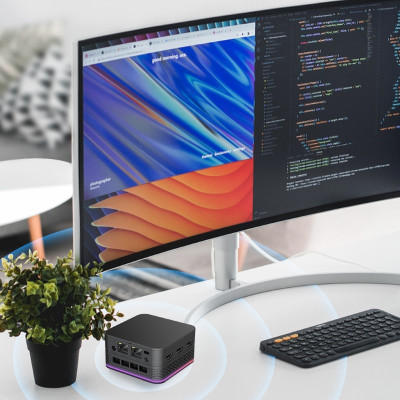 Máy Tính Siêu Nhỏ Ultra Mini T9 PLUS - Intel thế hệ 12 Twin Lake N150 - Hỗ Trợ Xuất Hình 4K 60hz hàng nhập khẩu