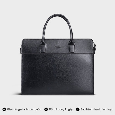 Cặp công sở Trita ( Thời trang nam đựng vừa laptop 13.3 inch - Cặp da TCA21 )
