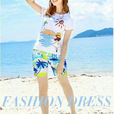 Đồ đôi đi biển xinh xắn chất vải đẹp- giá 1 bộ luôn quần và áo