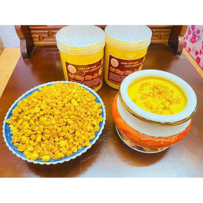 Gạo Vàng Thần Tài - Vật Phẩm Phong Thủy Chiêu Tài Lộc Trên Ban Thờ Thần Tài - Mang May Mắn Cho Ngày Vía Thần Tài Golden Rice