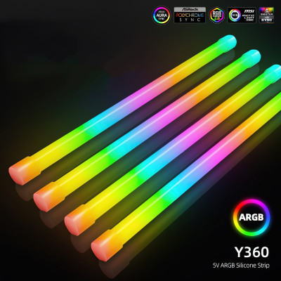 Phụ Kiện Đèn Led RGB Aura Sync Coolmoon đồng bộ Hub + Sync với main 3Pin 5V Trang trí cho máy tính hàng nhập khẩu