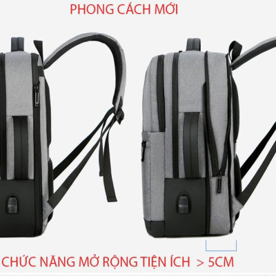 Ba lô nam thời trang cao cấp phong cách châu âu chứa laptop 15,6 inh 