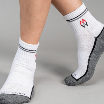 Combo 3 Đôi Tất Vớ Thể Thao, Vớ Đá Banh, Vớ Chạy Bộ Cổ Dài, Sợi Cotton Cao Cấp Chống Hôi Chân, Chống Phồng Rộp, Chống Trơn Trượt, Co Giãn 4 Chiều Mrm Manlywear - MM
