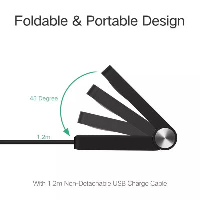 Ugreen UG30703CD156TK Màu Đen Gấp sạc từ tính cho đồng hồ thông minh Apple - HÀNG CHÍNH HÃNG