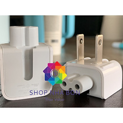 Đầu cắm nguồn dành cho sạc Macbook Macbook Air Macbook Pro ( dạng 2 chấu ) - Hàng Nhập Khẩu