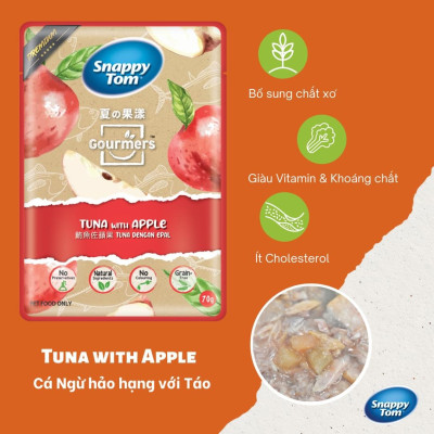 Pate Trái Cây Snappy Tom Gourmers Series [ 70g ] _ Combo Mix Đủ Vị