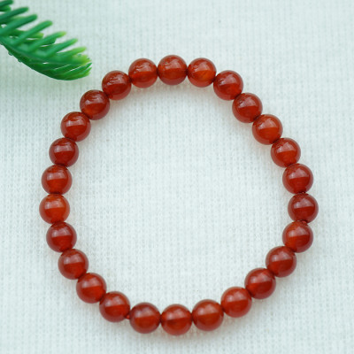 Vòng tay mã não đỏ tự nhiên 6 mm