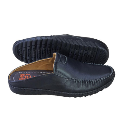 Dép Bít Mũi Nam Da Bò Thật TiTi ĐÔ Cao Cấp GSB2047