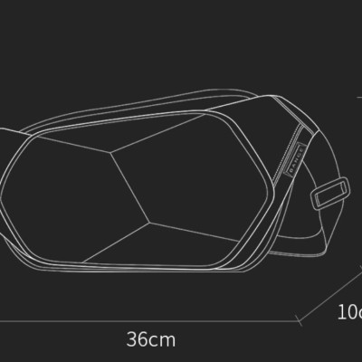 Túi đeo chéo đeo ngực nam cao cấp phong cách mới